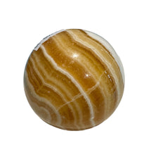 Load image into Gallery viewer, Orange Banded Calcite Sphere
