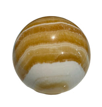Load image into Gallery viewer, Orange Banded Calcite Sphere
