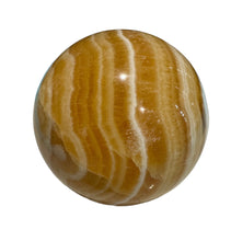 Load image into Gallery viewer, Orange Banded Calcite Sphere
