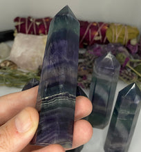 Load image into Gallery viewer, Rainbow Fluorite Towers
