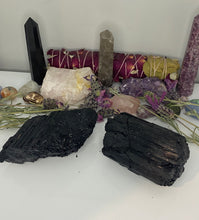 Load image into Gallery viewer, Black Tourmaline Raw Piece
