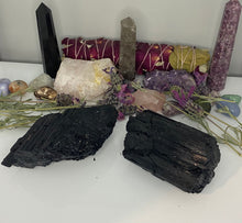 Load image into Gallery viewer, Black Tourmaline Raw Piece

