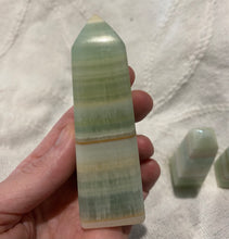 Load image into Gallery viewer, Pistachio Calcite Tower
