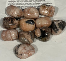 Load image into Gallery viewer, Pink Zebra Jasper Tumble
