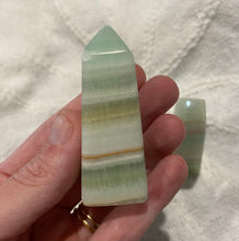 Load image into Gallery viewer, Pistachio Calcite Tower
