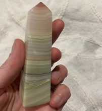 Load image into Gallery viewer, Pink Banded Onyx Tower
