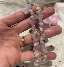 Load image into Gallery viewer, Crystal Chip Bracelets- Larimar, Kunzite and More
