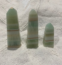 Load image into Gallery viewer, Pistachio Calcite Tower
