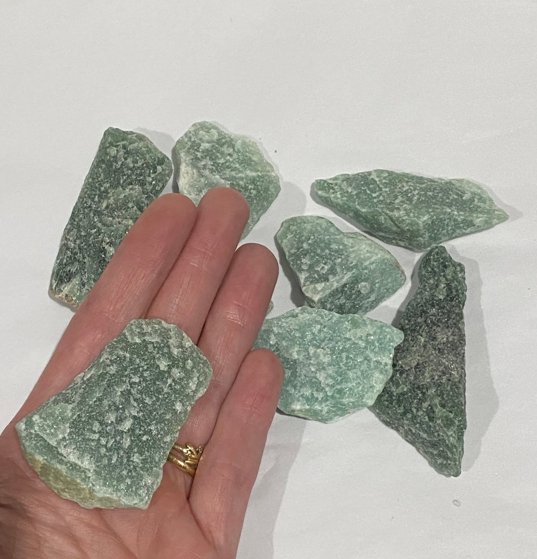 Raw Green Aventurine