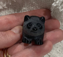 Load image into Gallery viewer, Obsidian Panda Carving
