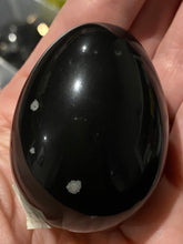 Load image into Gallery viewer, Snowflake Obsidian Egg
