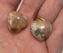 Load image into Gallery viewer, Flower Agate Hearts

