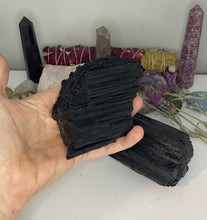 Load image into Gallery viewer, Black Tourmaline Raw Piece
