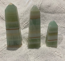 Load image into Gallery viewer, Pistachio Calcite Tower
