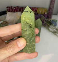 Load image into Gallery viewer, Prehnite Towers
