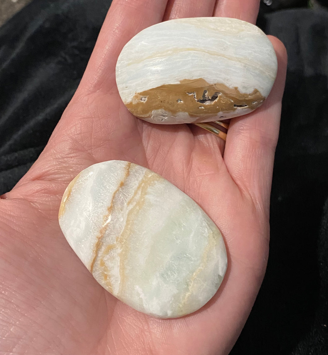 Caribbean Calcite Palm Stone