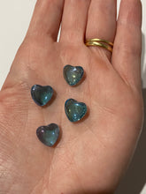 Load image into Gallery viewer, Aqua Aura Heart 12mm
