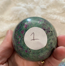 Load image into Gallery viewer, Ruby Fuchsite Sphere
