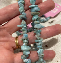 Load image into Gallery viewer, Crystal Chip Bracelets- Larimar, Kunzite and More
