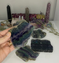 Load image into Gallery viewer, Rainbow Fluorite Slab
