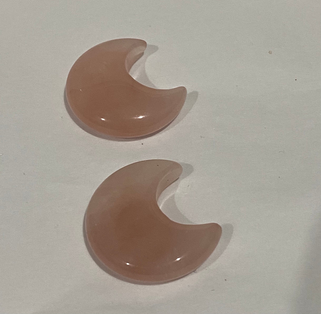 Rose Quartz Moon or Star