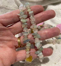 Load image into Gallery viewer, Crystal Chip Bracelets- Larimar, Kunzite and More
