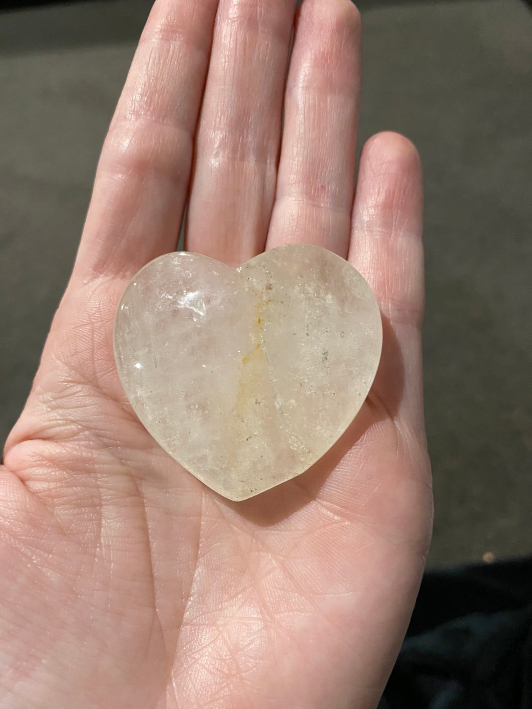 Clear Quartz Heart