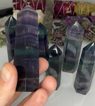 Load image into Gallery viewer, Rainbow Fluorite Towers
