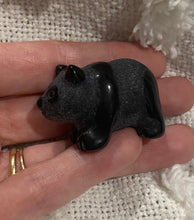 Load image into Gallery viewer, Obsidian Panda Carving
