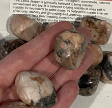 Load image into Gallery viewer, Pink Zebra Jasper Tumble
