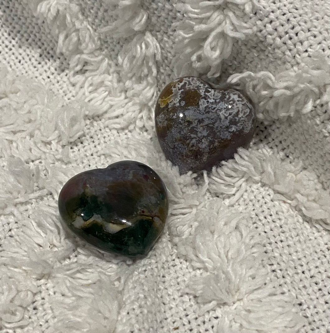 Ocean Jasper Heart